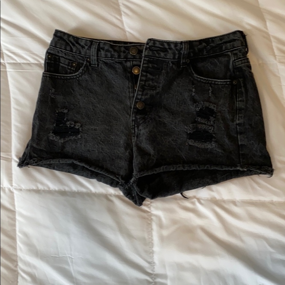 Forever 21 High-Waisted Jean Shorts
